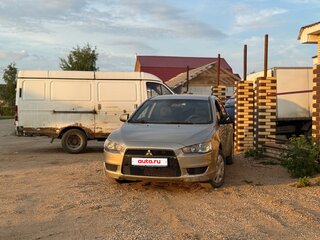 2008 Mitsubishi Lancer X, серый, 585000 рублей, вид 3