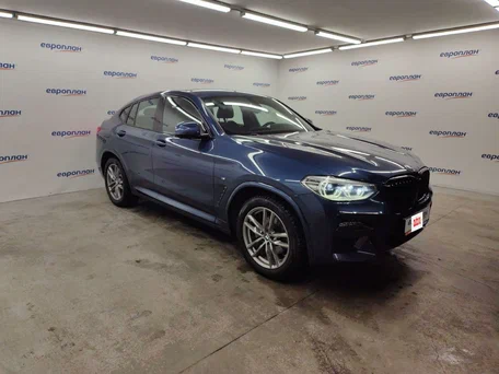 2020 BMW X4 20d II (G02), синий, 4002075 рублей, вид 2
