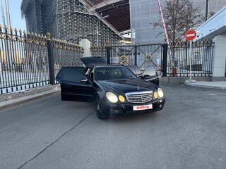 2009 Mercedes-Benz E-Класс 200 III (W211, S211) Рестайлинг, чёрный, 730000 рублей, вид 2