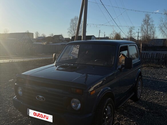 2007 Lada (ВАЗ) 2121 (4x4) I Рестайлинг, синий, 410000 рублей - вид 1