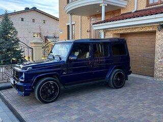2015 Mercedes-Benz G-Класс AMG 63 AMG I (W463) Рестайлинг 2, синий, 4500000 рублей, вид 3