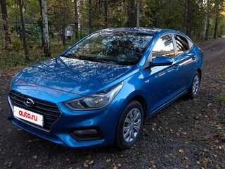 2018 Hyundai Solaris II, синий, 1000000 рублей, вид 1