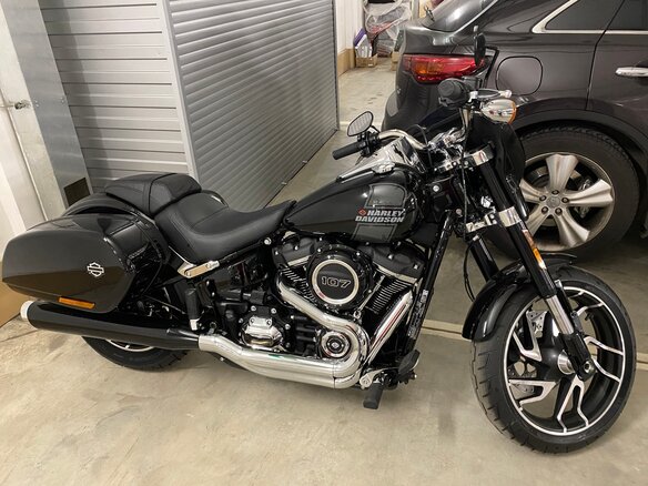 2021 Harley-Davidson Sport Glide, чёрный, 1549999 рублей - вид 5