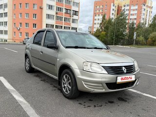 2010 Renault Logan I Рестайлинг, бежевый, 310000 рублей, вид 1