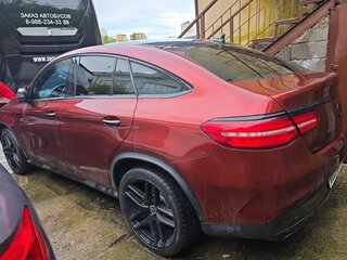 2018 Mercedes-Benz GLE Coupe 350 d I (C292), красный, 2850000 рублей, вид 3