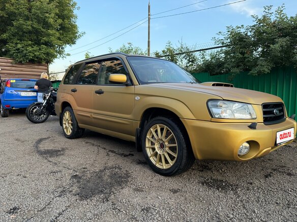 2003 Subaru Forester II, золотистый, 1160000 рублей - вид 4