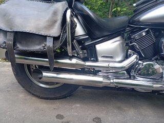 2004 Yamaha XVS1100, серебристый, 640000 рублей, вид 3