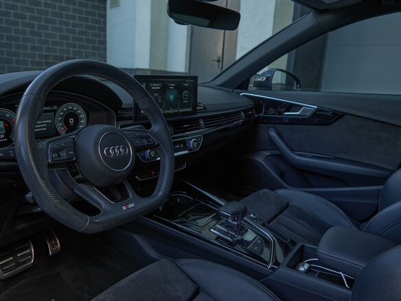 2020 Audi A4 35 TFSI V (B9) Рестайлинг, синий, 3440000 рублей - вид 18