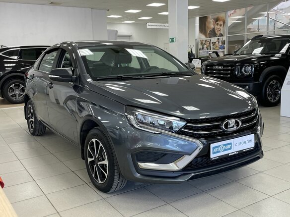2026 Lada (ВАЗ) Vesta I Рестайлинг (NG), серый - вид 2