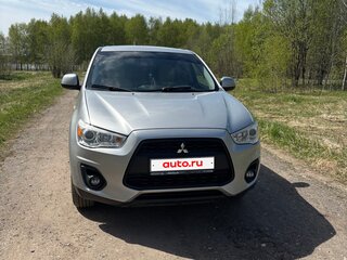 2014 Mitsubishi ASX I Рестайлинг, серебристый, 980000 рублей, вид 1