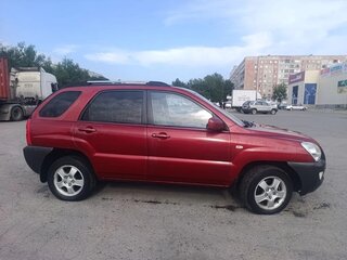 2005 Kia Sportage II, красный, 635000 рублей, вид 2