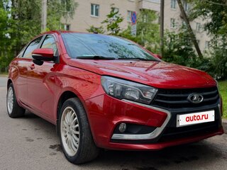 2016 Lada (ВАЗ) Vesta I, красный, 750000 рублей, вид 1