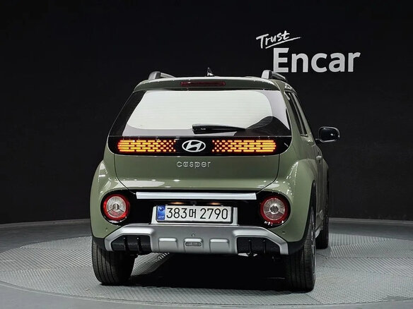 2026 Hyundai Casper I Рестайлинг, зелёный - вид 3
