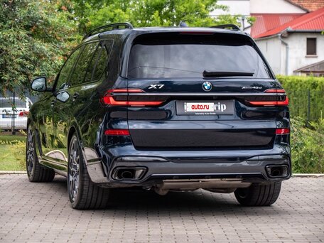 2025 BMW X7 40d I (G07) Рестайлинг, синий, 13950032 рублей, вид 4