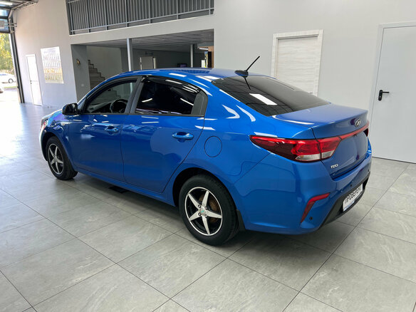 2018 Kia Rio IV, синий, 1150000 рублей - вид 3