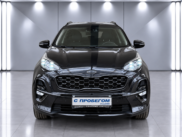 2021 Kia Sportage IV Рестайлинг, чёрный, 2728229 рублей - вид 1