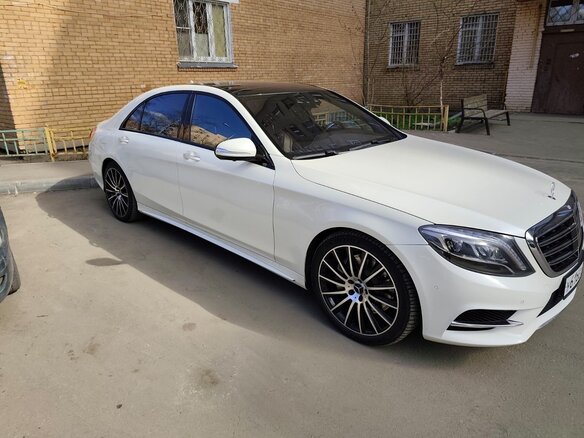 2014 Mercedes-Benz S-Класс 500 Long VI (W222, C217), белый, 3200000 рублей - вид 4