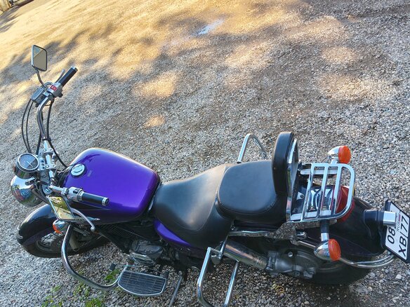 1996 Honda VT 1100, фиолетовый - вид 8