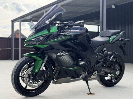2023 Kawasaki Ninja 1000 SX, зелёный, 1280000 рублей, вид 2