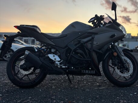 2015 Yamaha YZF-R3, серый, 450000 рублей, вид 3