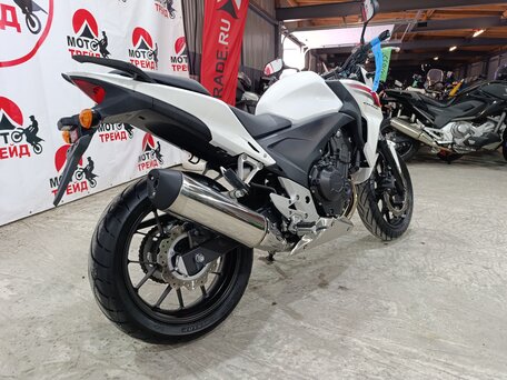 2013 Honda CB 400F, белый, 420000 рублей, вид 4