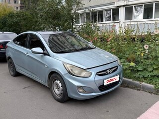 2011 Hyundai Solaris I, голубой, 399999 рублей, вид 1
