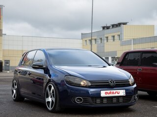 2009 Volkswagen Golf VI, синий, 950000 рублей, вид 2