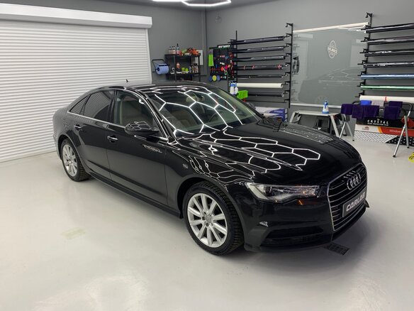 2016 Audi A6 IV (C7) Рестайлинг, чёрный, 1950000 рублей