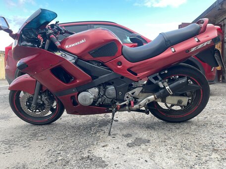 2002 Kawasaki ZZR 400, красный, 369000 рублей, вид 1