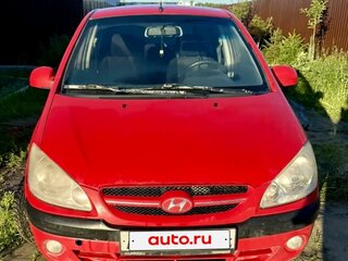 2008 Hyundai Getz I Рестайлинг, красный, 470000 рублей, вид 1