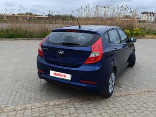 2016 Hyundai Solaris I Рестайлинг, синий, 1050000 рублей, вид 4