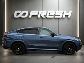 2021 BMW X6 40i III (G06), синий, 8250000 рублей, вид 5