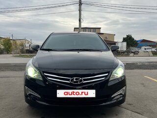2016 Hyundai Solaris I Рестайлинг, чёрный, 1100000 рублей, вид 4