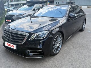 2018 Mercedes-Benz S-Класс 560 Long VI (W222, C217) Рестайлинг, чёрный, 12500000 рублей, вид 1