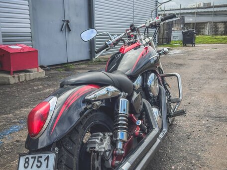 2006 Kawasaki VN1600 Vulcan, чёрный, 360000 рублей, вид 2