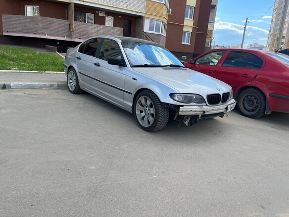 2002 BMW 3 серии 320i IV (E46) Рестайлинг, синий, 570000 рублей - вид 1