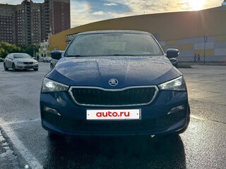 2021 Skoda Rapid II, синий, 1600000 рублей, вид 4