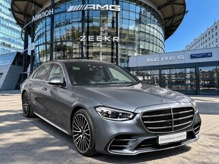 2021 Mercedes-Benz S-Класс 400 d Long 4MATIC VII (W223), серый, 9000000 рублей, вид 3