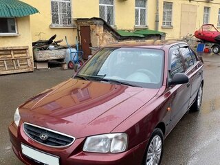 2009 Hyundai Accent ТагАЗ II, красный, 650000 рублей, вид 1