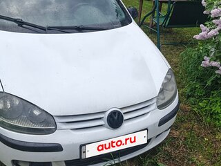 2004 Volkswagen Golf V, белый, 350000 рублей, вид 1