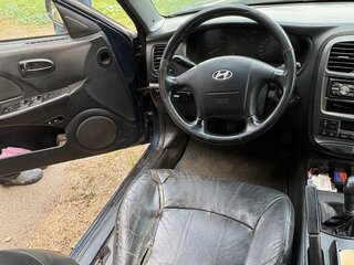 2006 Hyundai Sonata ТагАЗ IV (EF) Рестайлинг, синий, 400000 рублей, вид 5