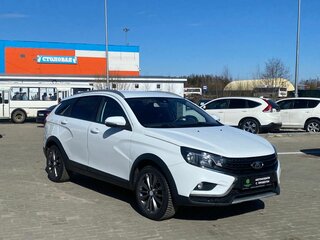 2019 Lada (ВАЗ) Vesta SW Cross I, белый, 1150000 рублей, вид 2