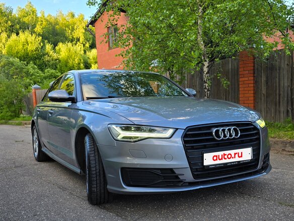 2016 Audi A6 IV (C7) Рестайлинг, серый - вид 6