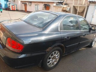 2007 Hyundai Sonata ТагАЗ IV (EF) Рестайлинг, чёрный, 382500 рублей, вид 4