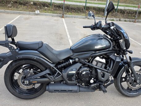 2016 Kawasaki EN650 Vulcan S, чёрный, 600000 рублей, вид 2