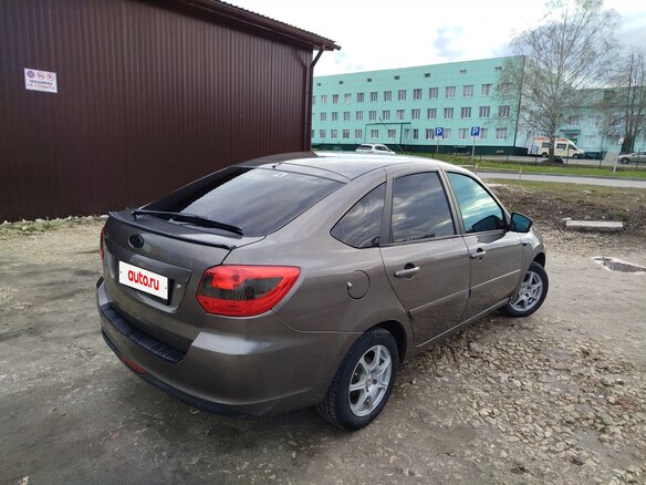 2016 Lada (ВАЗ) Granta I, коричневый, 420000 рублей - вид 7