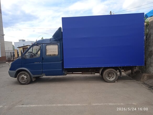 2007 ГАЗ ГАЗель (33023/330273) Фермер, синий, 650000 рублей - вид 1