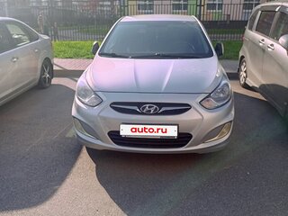 2012 Hyundai Solaris I, серебристый, 567000 рублей, вид 1