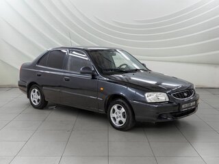 2009 Hyundai Accent ТагАЗ II, чёрный, 388000 рублей, вид 1