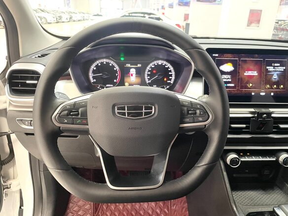 2022 Geely Binyue I Рестайлинг, белый - вид 7